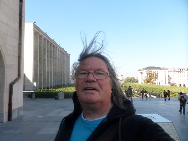 Me in Brussels. Beginning of the trip!