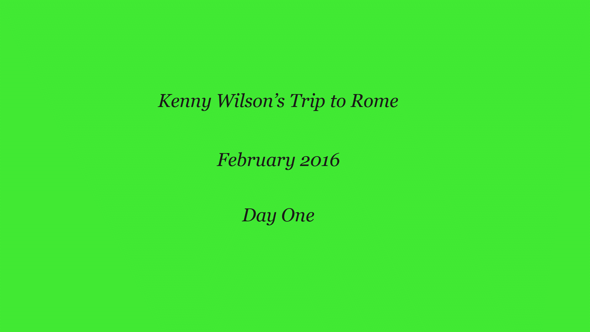 Rome-Day-One