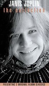 Cover photo of a young Janis Joplin from boxed set of 3 CDs.
