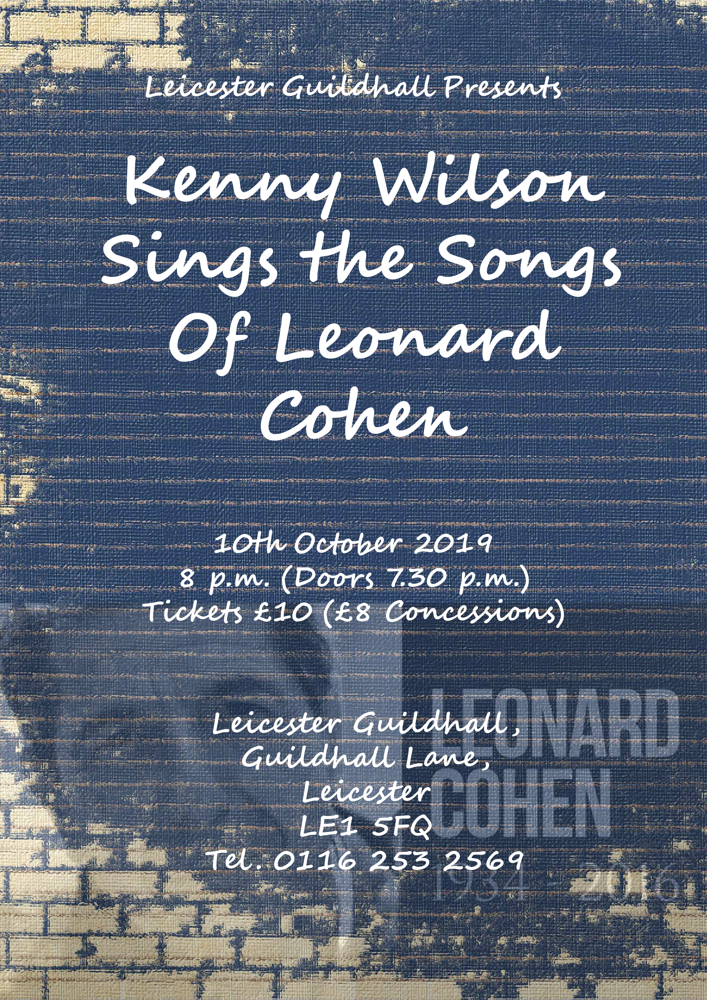 Kenny Wilson Sings the Songs of Leonard Cohen