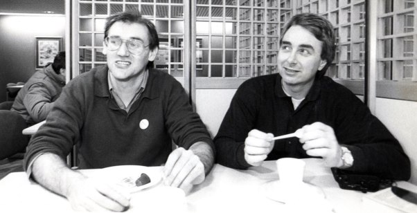 Bill Allison and John Bauldie, 1980s